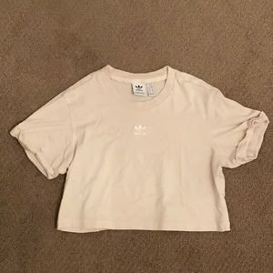 Adidas cropped flowy t-shirt